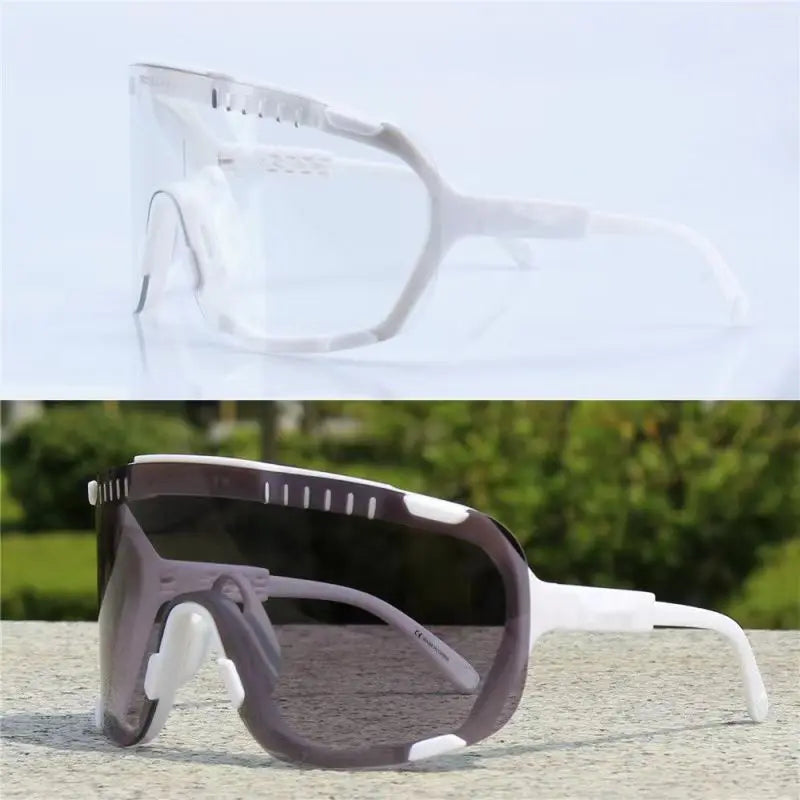 P0C Devours 7 Colour Cycling Glasses Windproof Myopia Eye Protection for Mountain & Road Bikes Outdoor Sports Riding Gear